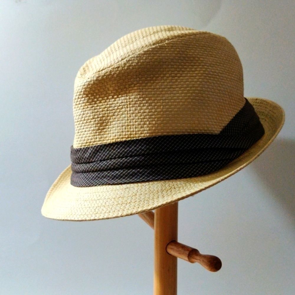 Free Authority Industry Straw‎ Like Material Ribboned Hat